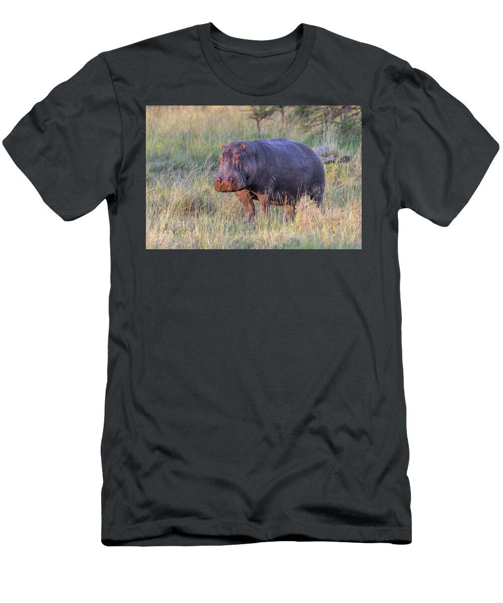 Hippo Portrait George Erwin Turner T-Shirt
