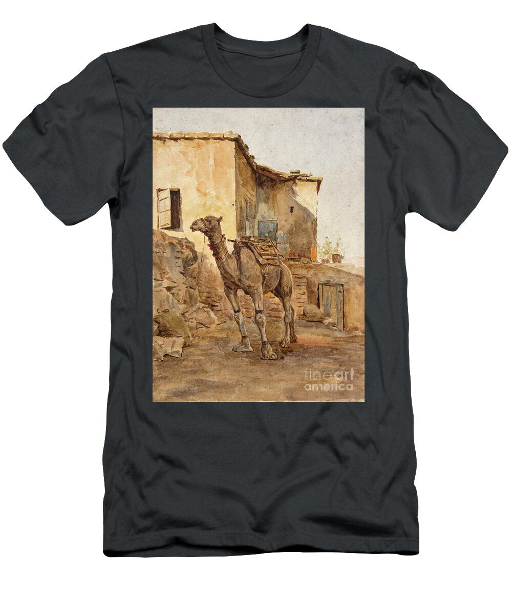 Tethered Camel Watercolor Walter Frederick Roofe Tyndale T-Shirt